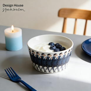 瑞典Design 餐具高颜值乔迁礼物 House陶瓷碗水果碗漂亮碗家用新款