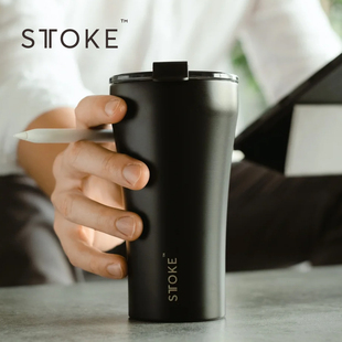 澳洲STTOKE慕咖陶瓷内胆水杯保温杯男办公室可携式咖啡杯送男士礼
