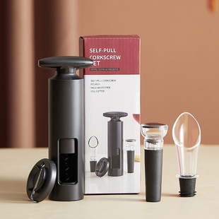 JIA'S家用手动红酒开瓶器海马刀醒酒器起泡酒葡萄酒瓶塞真空套装