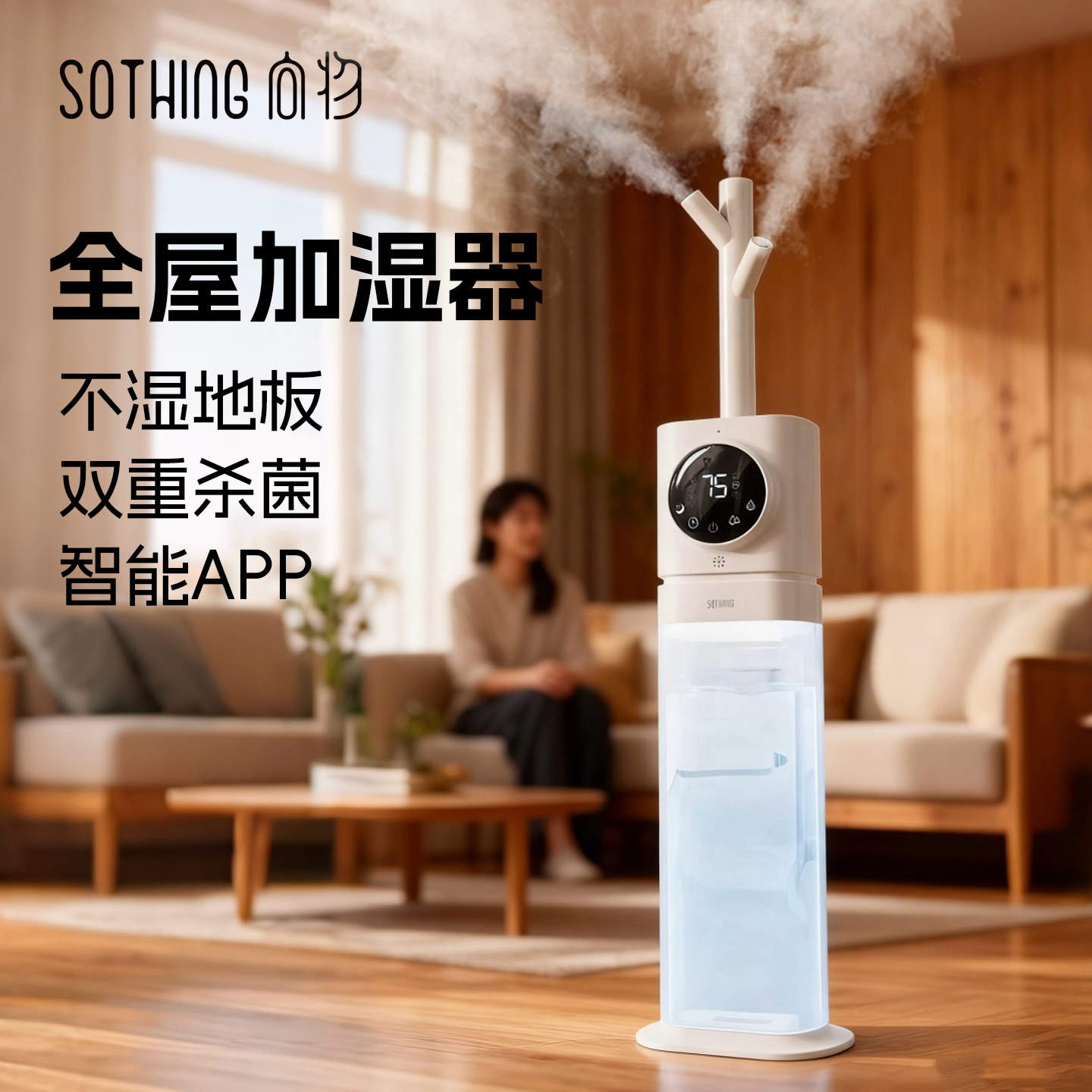 高飘大雾 不湿地板 语音控制 全家可用