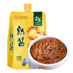 宝泉东北大酱熟酱正宗大豆酱黄豆酱纯东北农家即食北大荒特产批发