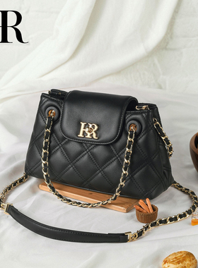 2026礼物包包女新款凯莉链条包单肩包真皮小方斜挎包手提包女士