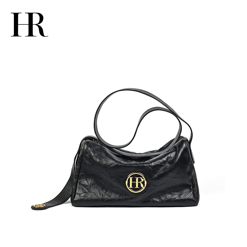 无性别主义纯牛皮单肩斜挎软包