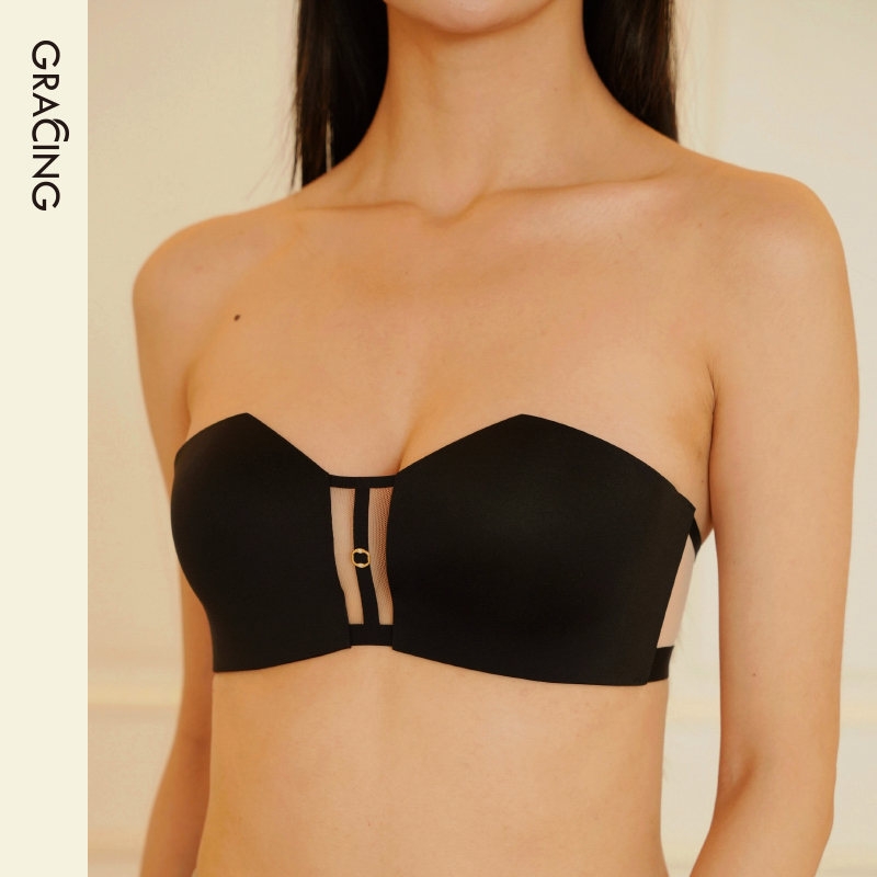 歌瑞森钻石杯无肩带文胸