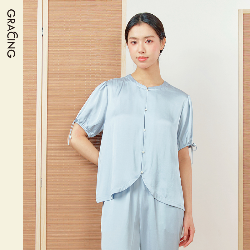 歌瑞森新中式夏季国风家居服睡衣