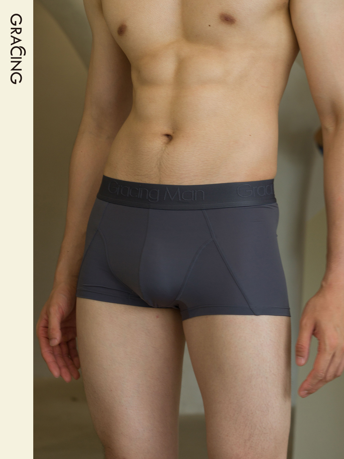 歌瑞森抗菌男士平角薄短裤头内裤