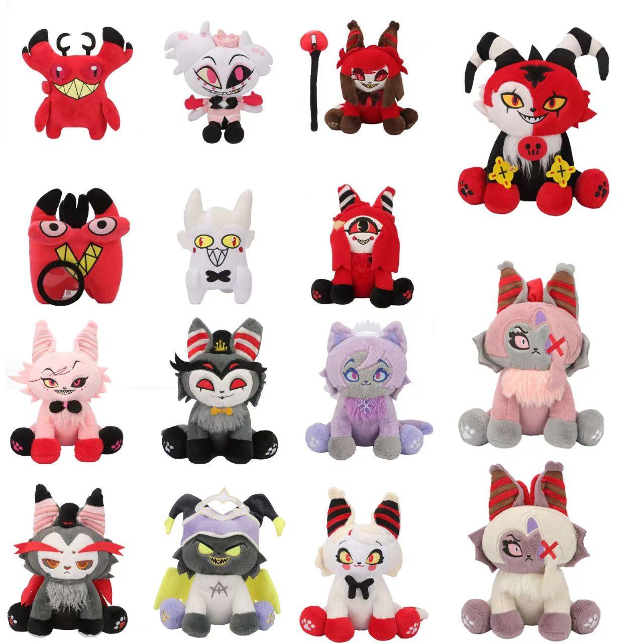 HazbinHotel周边小丑毛绒公仔