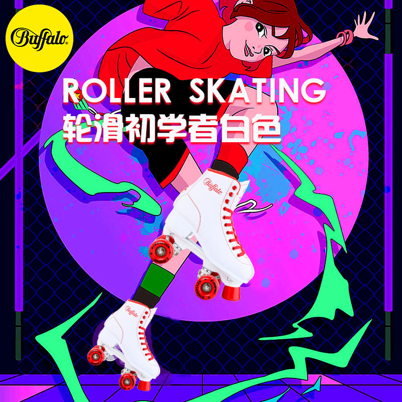 buffalo london轮滑鞋潮流酷滑轮鞋2023春季新款y2k运动鞋轮滑鞋