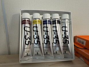 日本TURNER透纳U-35丙烯20ml5色绘画颜料