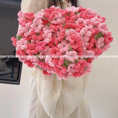 diy手工编织花束毯子材料包礼物