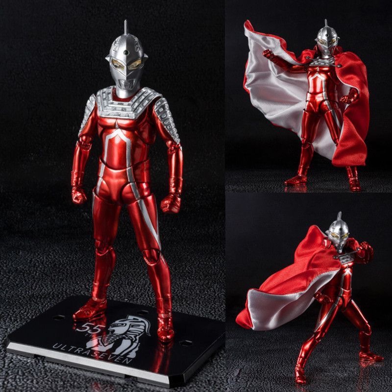 赛文奥特曼SHF 关节可动人偶 昭和奥特六兄弟L77模型初代雷欧玩具