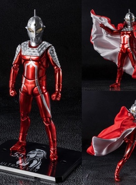 赛文奥特曼SHF 关节可动人偶 昭和奥特六兄弟L77模型初代雷欧玩具