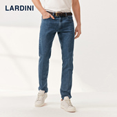 男士 时尚 纯色微弹休闲牛仔裤 LARDINI意大利进口四季 长裤