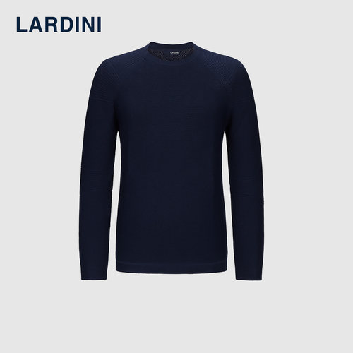 lardini插肩袖条纹针织衫