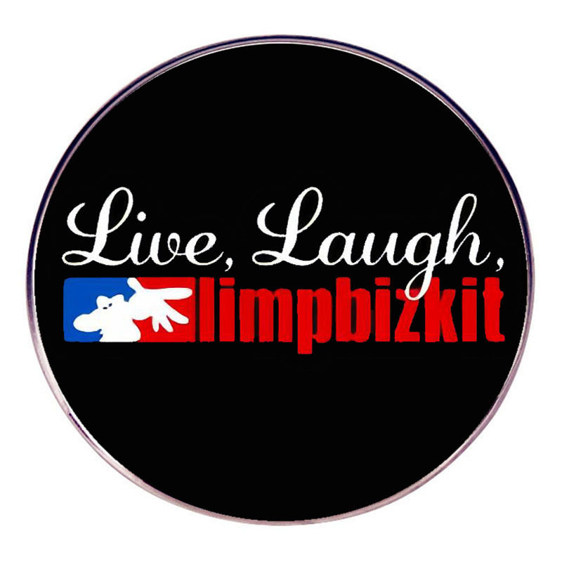 现场大笑软饼干乐队胸针摇滚音乐别针胸章金属合金徽章配饰