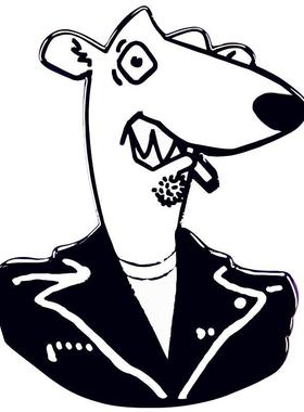 Screeching Weasel尖叫的鼬鼠胸针五人朋克乐队摇滚金属珐琅徽章