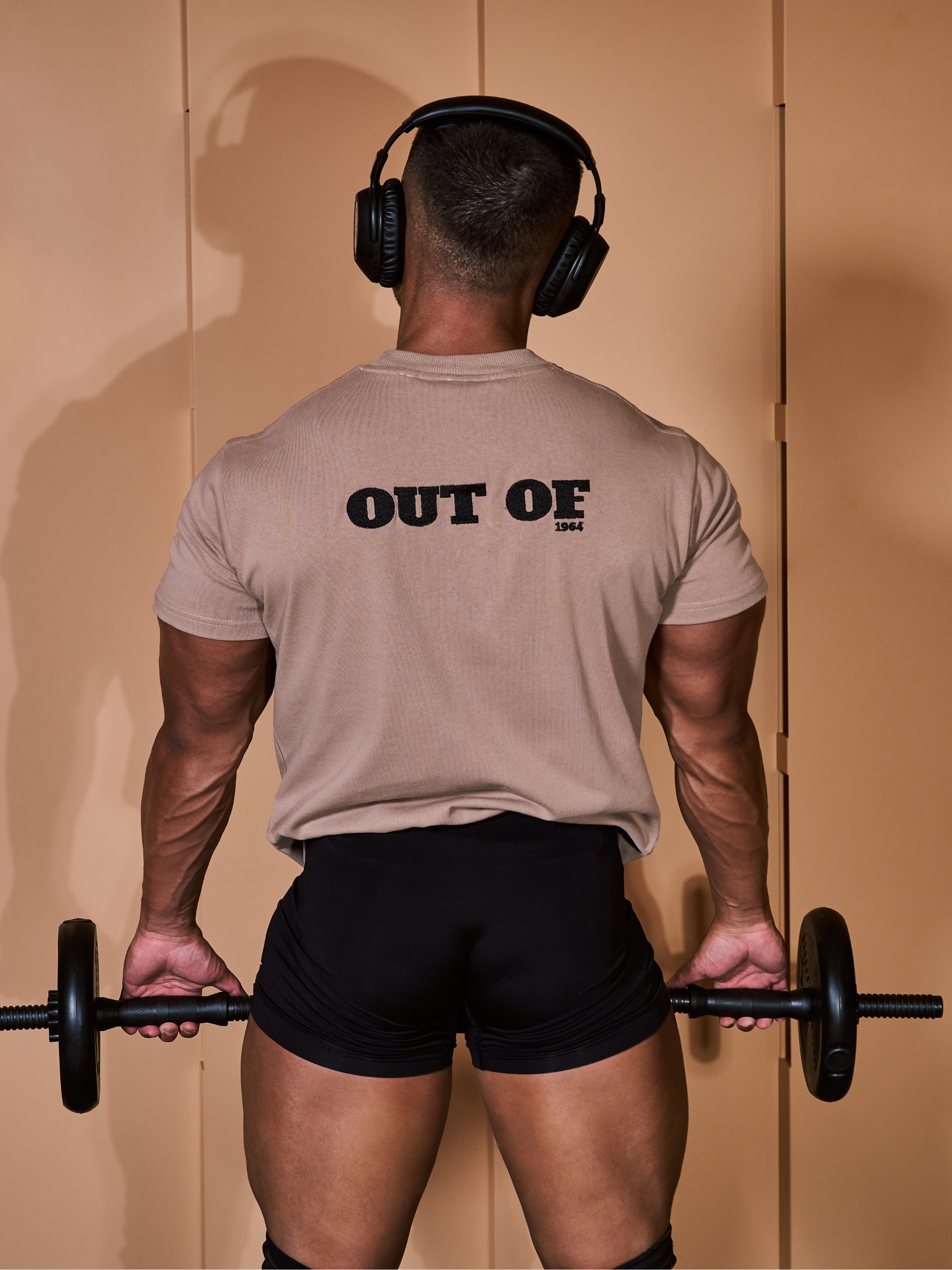 纯棉宽松短袖水洗原创大地色T恤