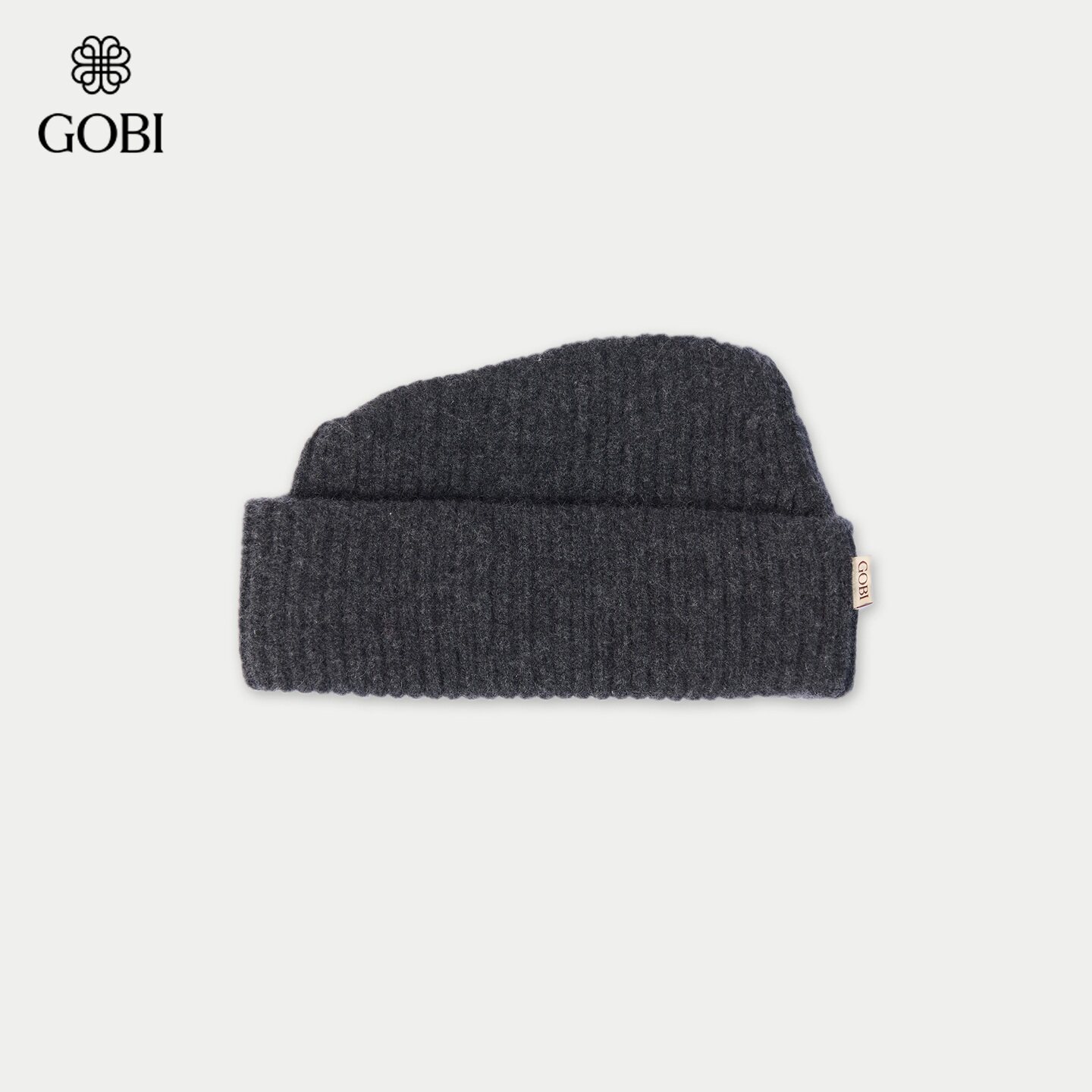 GOBI戈壁25冬季纯色保暖百搭羊绒帽女士针织帽子AK0268