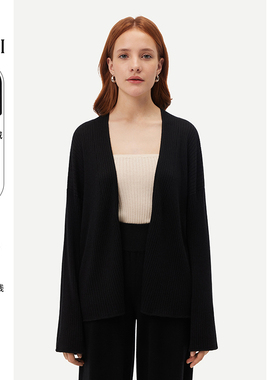 GOBI戈壁春秋气质时尚通勤高级百搭薄款羊绒衫女士针织开衫WK659