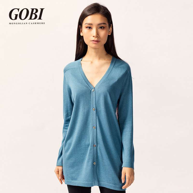 Gobi gobi spring and autumn new pattern Brooch Cardigan leisure time Easy In paragraph Cashmere coat silk printingin the Women's clothing/Boutique , Wool sweater  category - from Buy2taobao.com to provide professional Taobao agent buy service
