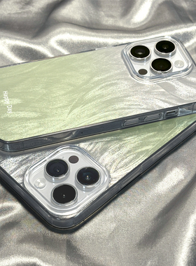 柒莱羽纱壳适用于realme真我gtneo6se手机壳新款gt5pro高级轻奢绿色渐变gtneo2t防摔12/11pro+男女v50硅胶套