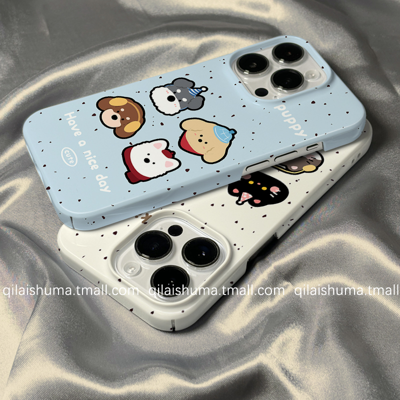 适用于苹果系列手机壳小狗菲林
