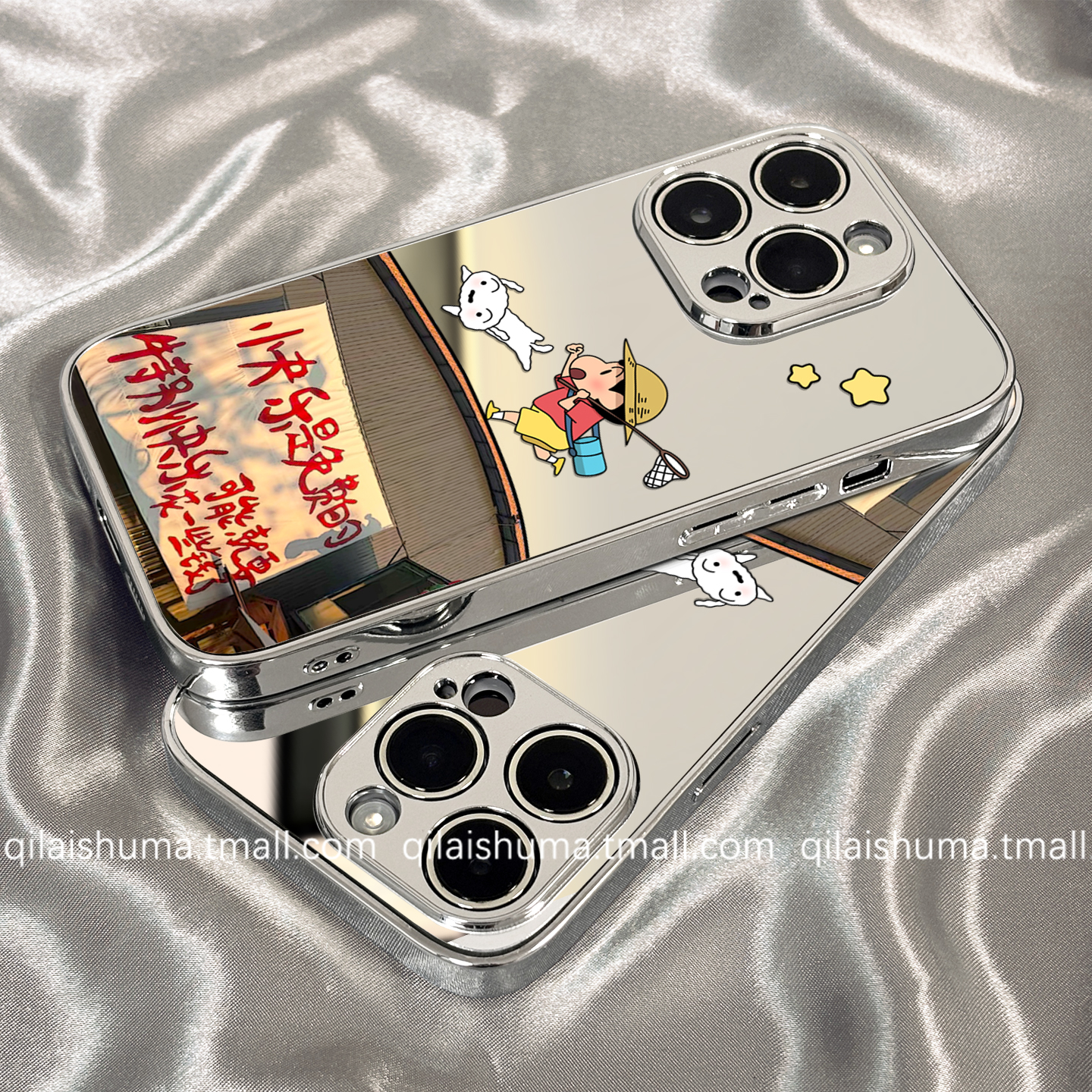 适用于华为系列手机壳小新镜面