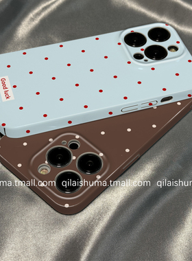 柒莱菲林壳适用于华为pura80/70pro手机壳新款mate60/50女40韩系ins简约纯色波点30硬nova14/13防摔12软11套