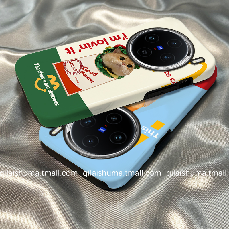 适用于vivo系列手机壳猫咪菲林