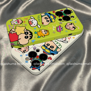 柒莱菲林壳适用于realme真我gt7/6pro手机壳新款gtneo6/5/3硬壳13/12可爱搞怪绿色小新11男女10pro防摔q5软套