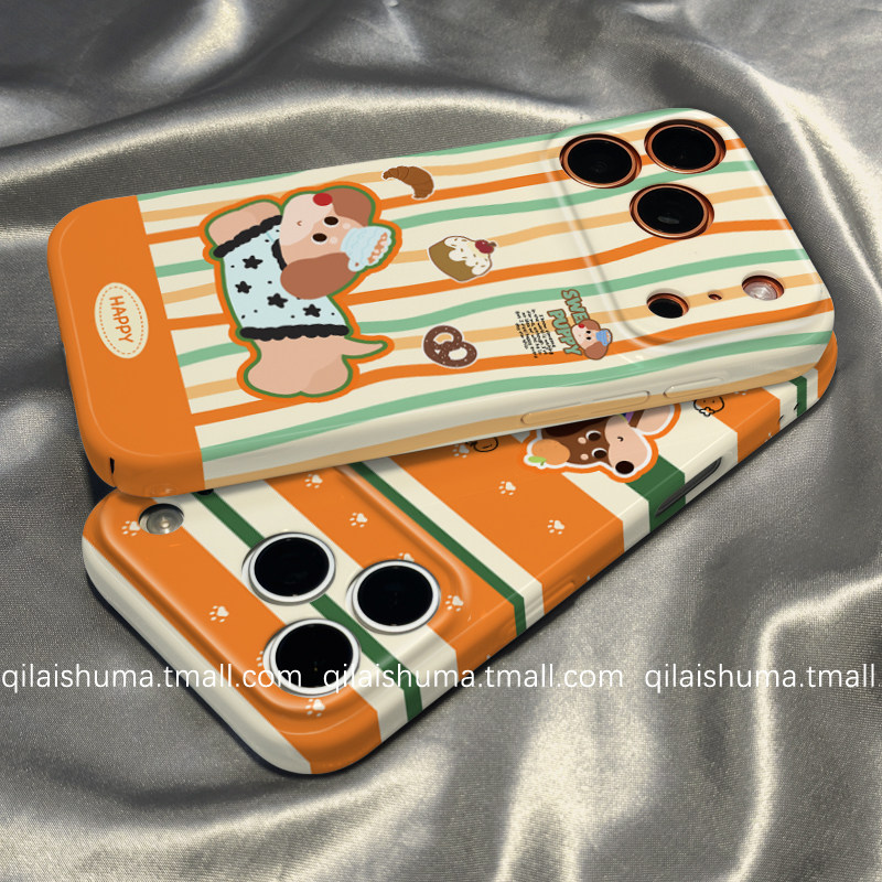 适用于oppo系列手机壳腊肠狗菲林