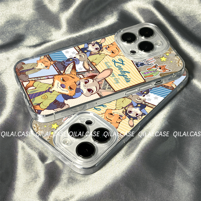 适用于一加系列手机壳狐狸透明壳