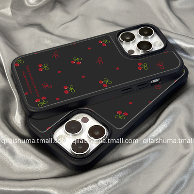 适用于华为系列手机壳樱桃黑边