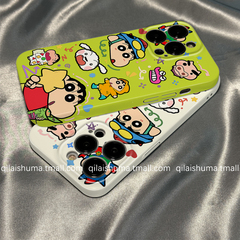 柒莱菲林壳适用于vivox300/x200/100pro手机壳新款x90x80可爱搞怪绿色小新70男s50s30女20硬1918硅胶17套防摔