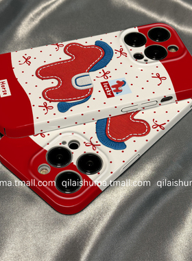 柒莱菲林壳适用于小米17/15pro手机壳新款14ultra新年蝴蝶结小马年12红米note13男女k90防摔k80k70硬60套50软