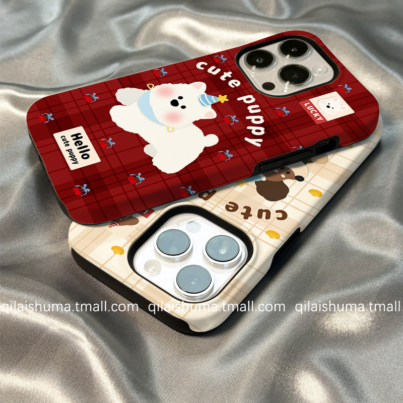 适用于苹果系列手机壳小狗菲林