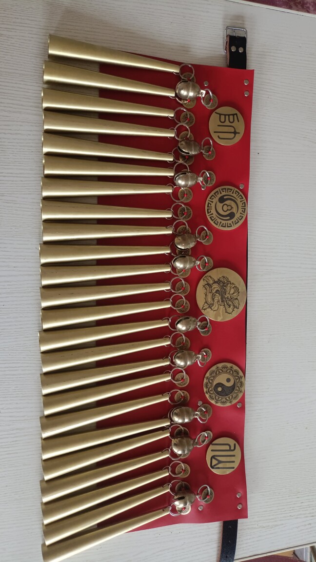 24管牛皮腰铃，大神二神舞蹈专用。