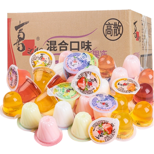 喜之郎果冻散装多口味乳酸什锦果肉儿童休闲小零食整箱批发新年货
