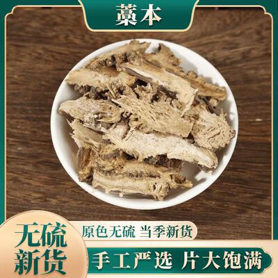 稿本中药材穿天然藁本稿本片