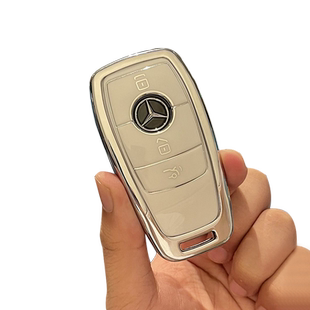 适用奔驰c180l钥匙套e260车cla威霆glc260 c200 v260glc300lgla扣