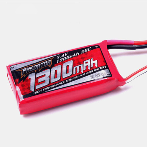 捕2食者航模锂电池AJZS 7.4V 350mAh 1300mh（JSTA头）高性能高