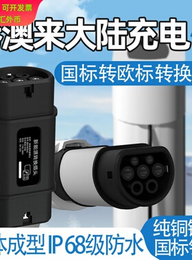 GBT转Type2国标转欧标转接头220V新能源电动汽车充电桩枪头380V