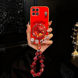 顺风顺水顺财神适用荣耀X30i手机壳X20SE电镀硅胶防摔软壳X30MAX全包镜头创意简约保护套