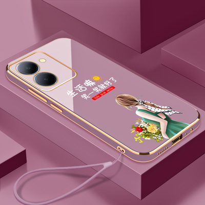 VIVOY78手机壳电镀笑一笑