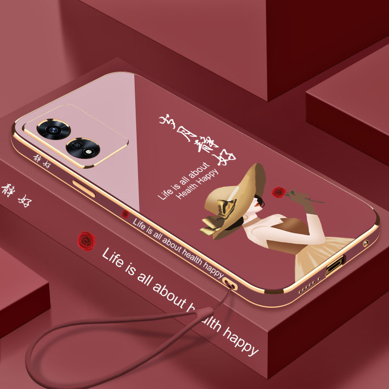 电镀岁月静好OPPOA97手机壳全包镜头A97硅胶防摔oppoa超薄个性5g时尚创意a97软壳新品新款保护套外壳