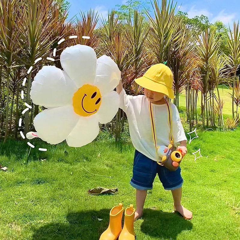 笑哈哈抖音同款数字小雏菊气球