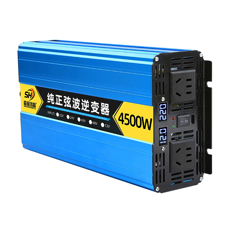 森海鸿图纯正弦波12v转220v车载24v逆变器48v电动车60v转换器72v