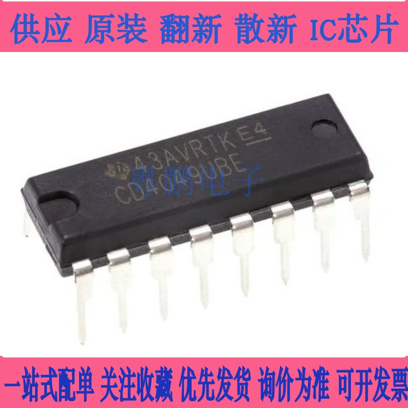 缓冲器/驱动器/收发器   CD4049UBE  DIP-16   TI(德州仪器) 询价
