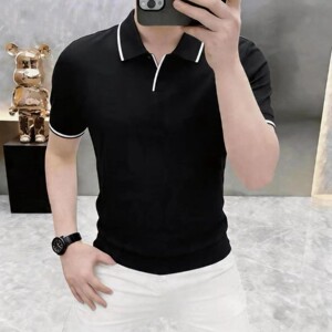 麦麦精选男装2026夏季男士翻领短袖polo衫楚勇商务休闲百搭T恤a8