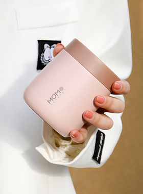 MOMO咖啡杯迷你保温杯女生日系高颜值小巧随行便携式办公室水杯子